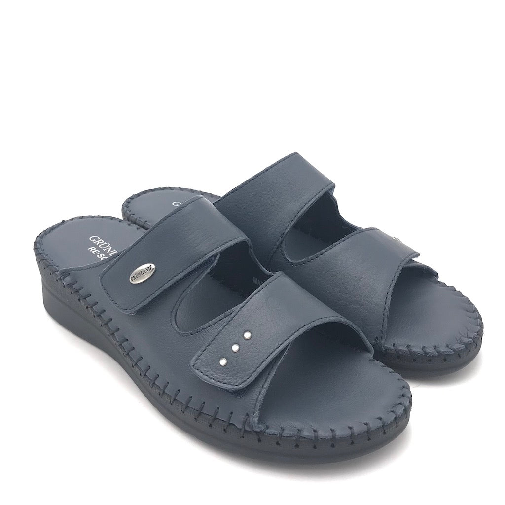 Zulian Calzature Ciabatta Baly blu Pezzi Unici