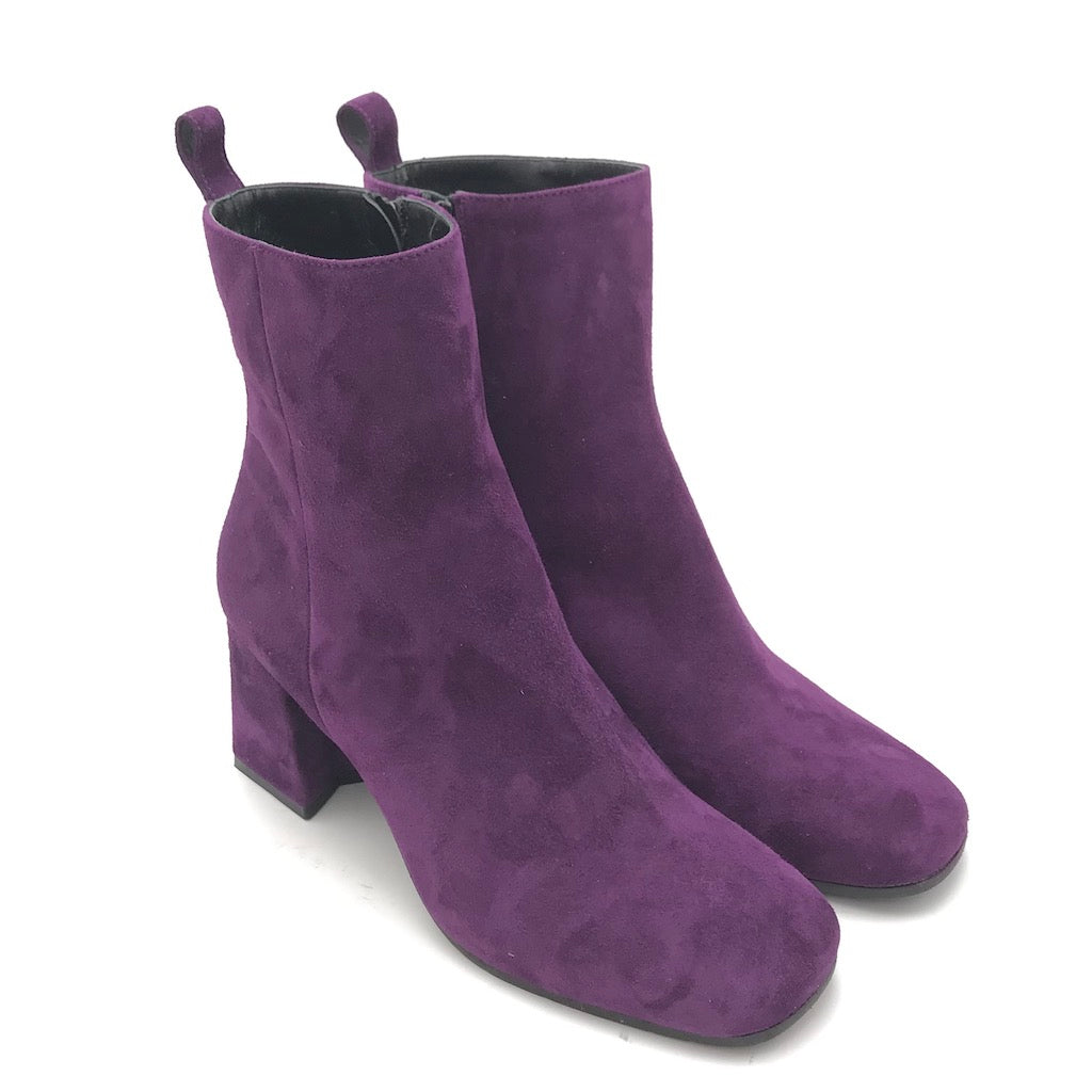 Zulian Calzature Tronchetto camoscio viola Affare Del Giorno