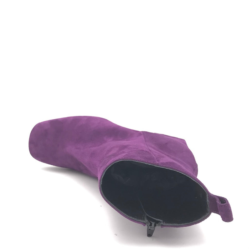 Zulian Calzature Tronchetto camoscio viola Affare Del Giorno