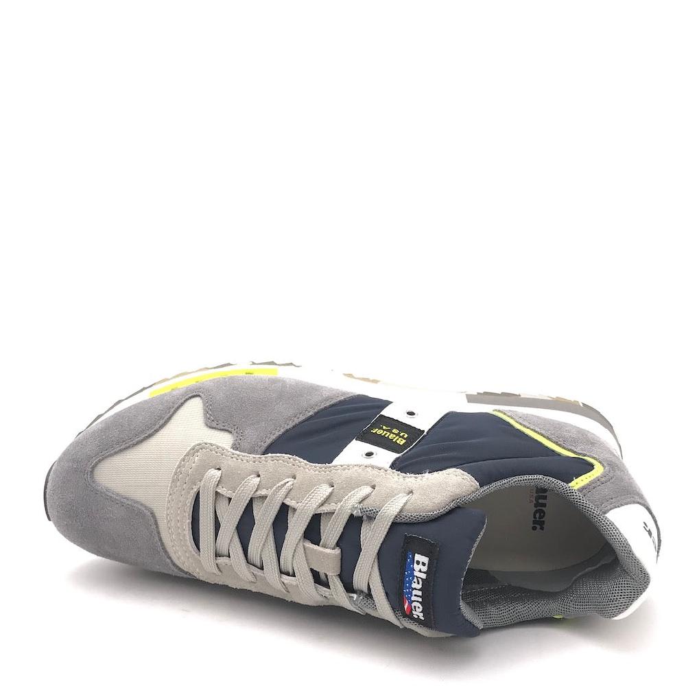 Zulian Calzature Sneakers Queens01 Dir navy-grey Outlet