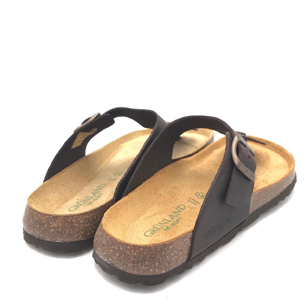 Zulian Calzature Ciabatta Bobo infradito mogano Vendita Calda
