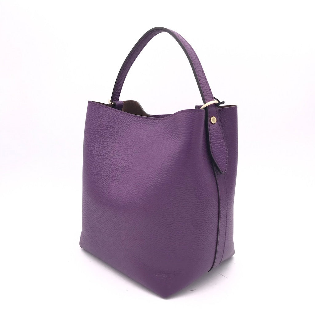 Zulian Calzature Borsa a mano Nina viola Vendite Flash