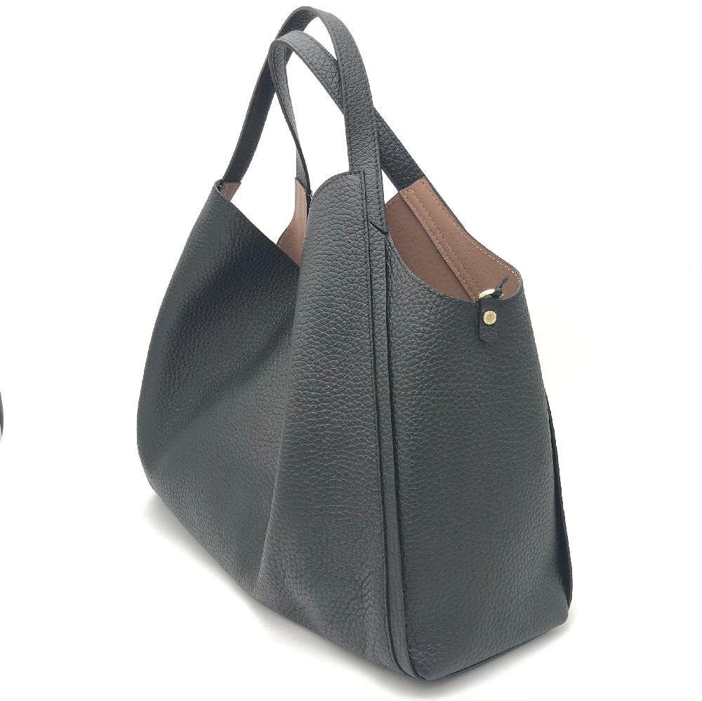Zulian Calzature Borsa a spalla Serena nera Italy