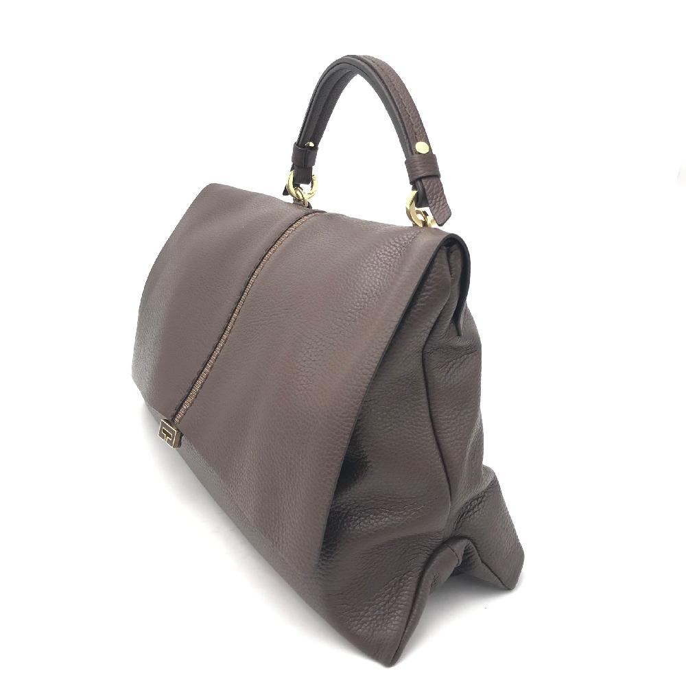 Zulian Calzature Borsa Kendall large cioccolato Qualità Garantita