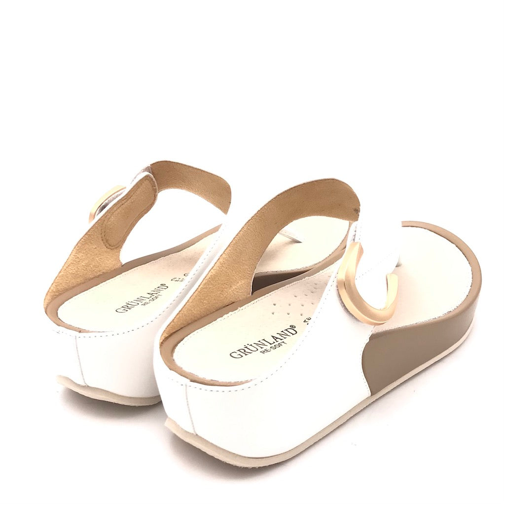 Zulian Calzature Ciabatta infradito Dira bianca Offerte