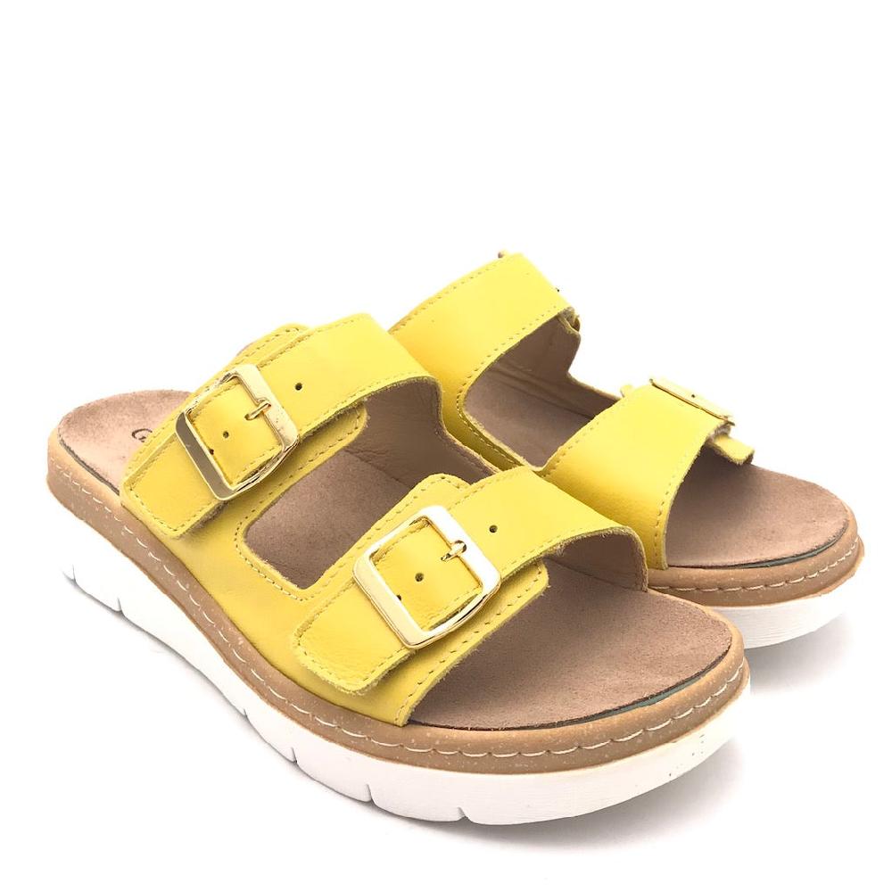 Zulian Calzature Ciabatta Moll giallo ocra Hotsell