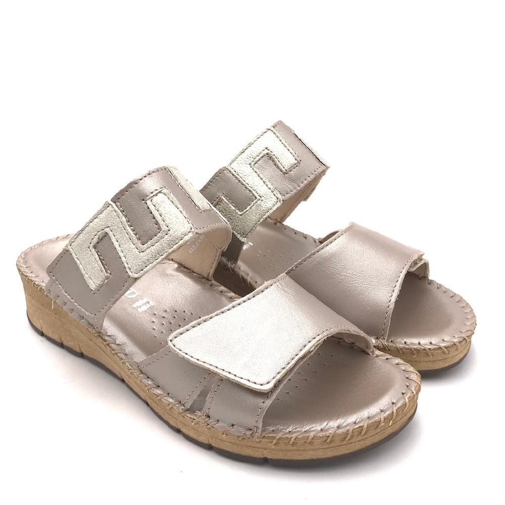 Zulian Calzature Ciabatta Palo platino Vendita Calda