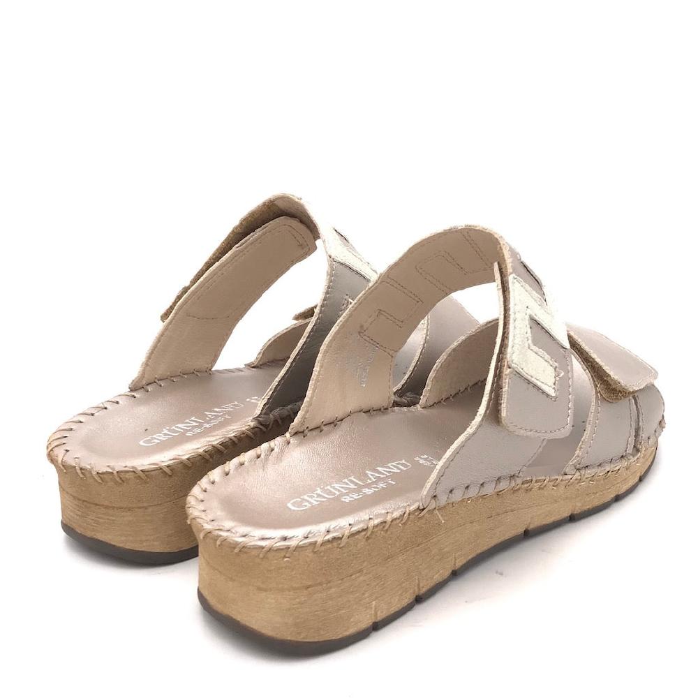 Zulian Calzature Ciabatta Palo platino Vendita Calda