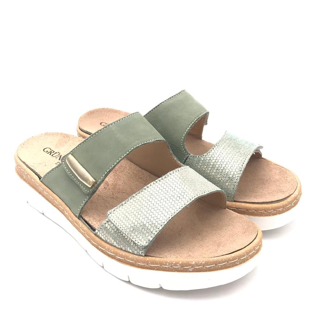 Zulian Calzature Ciabatta Moll salvia Italia