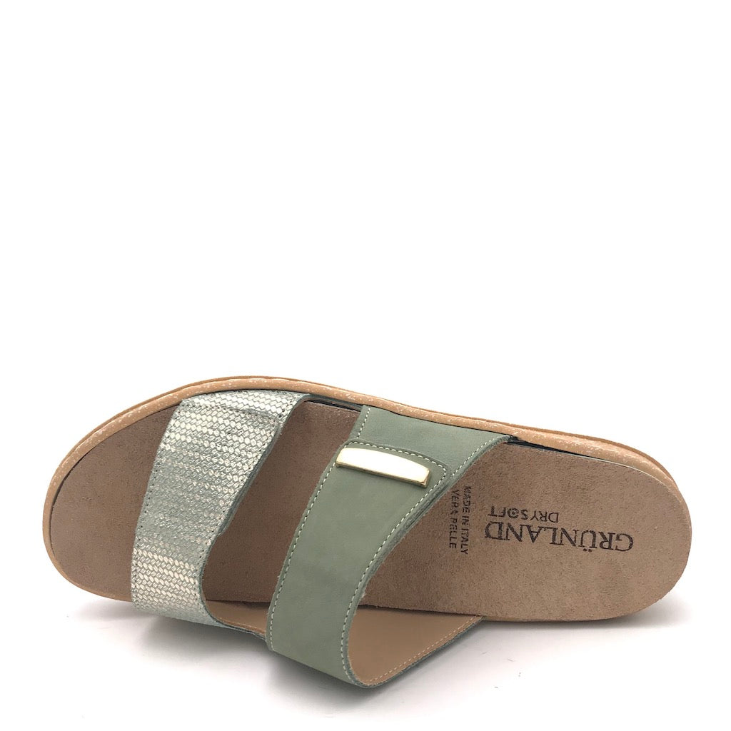 Zulian Calzature Ciabatta Moll salvia Italia