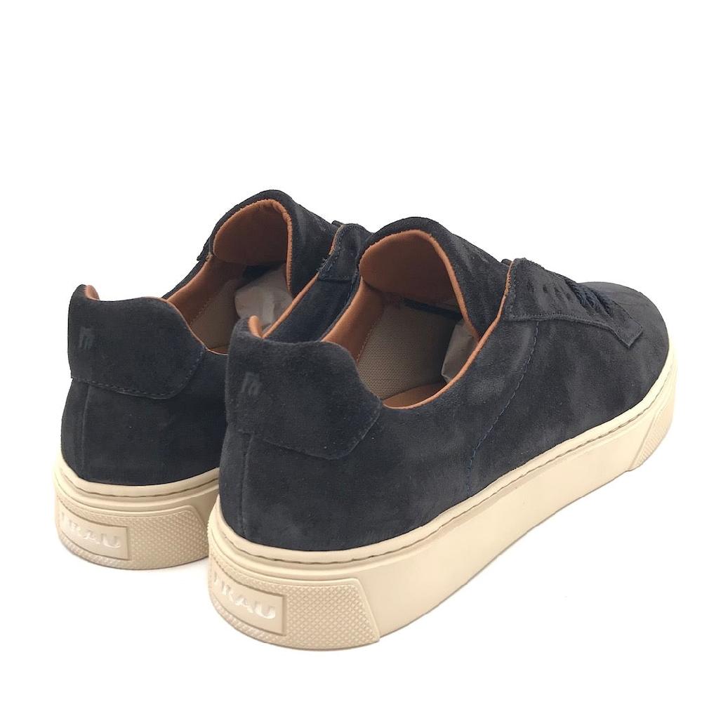 Zulian Calzature Sneakers in crosta blu Economico