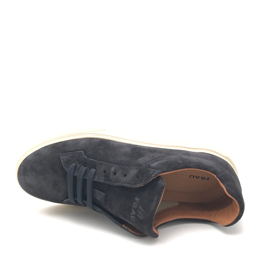Zulian Calzature Sneakers in crosta blu Economico
