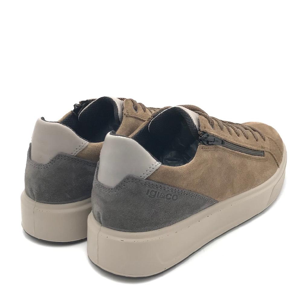 Zulian Calzature Sneakers Sten sesamo-antracite Online