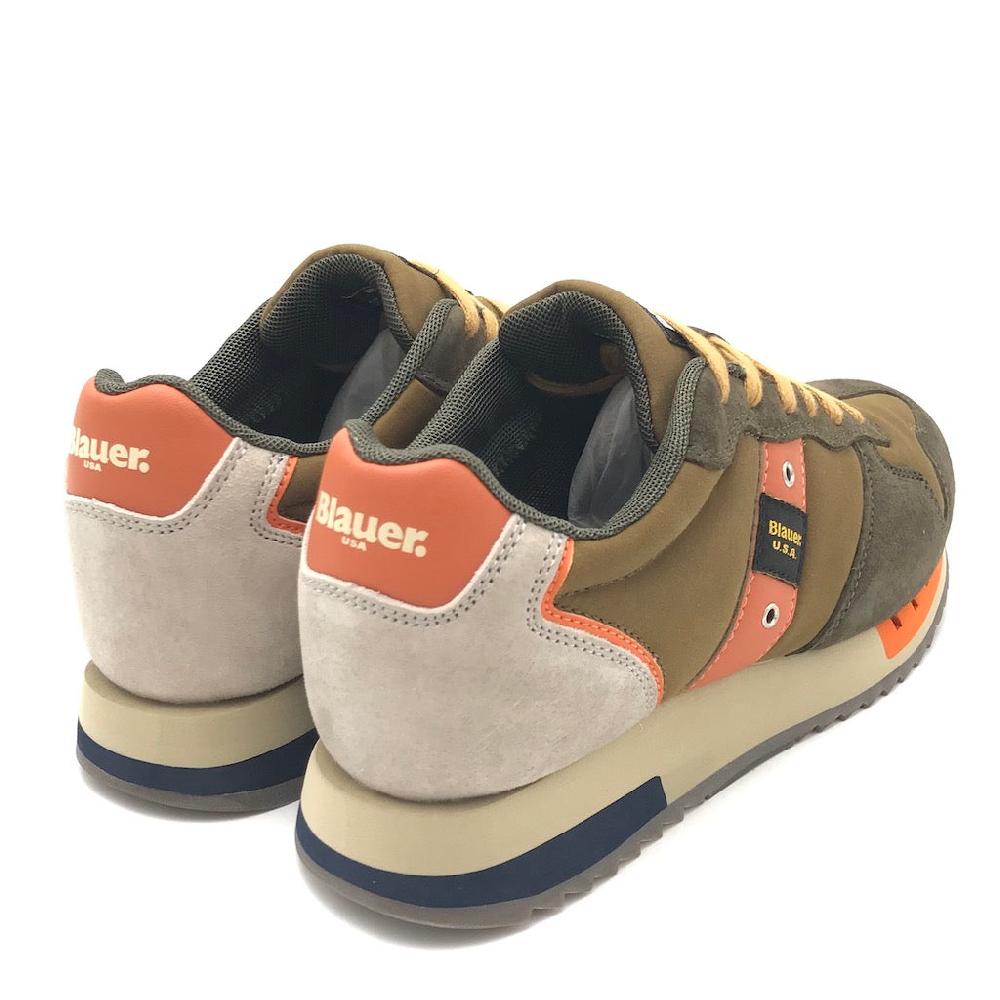Zulian Calzature Sneakers Queens01 green-ochre Saldi