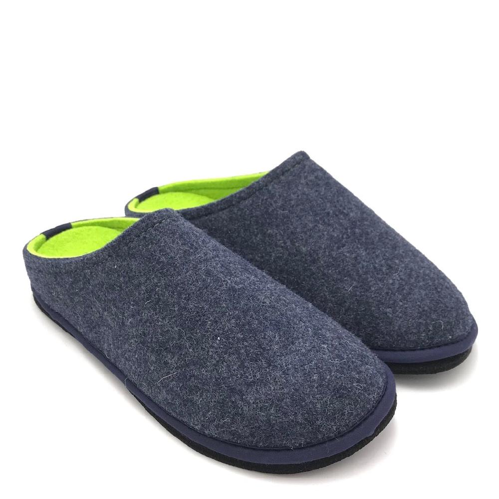Zulian Calzature Ciabatta Easy bicolor blu-verde fluo Offerte
