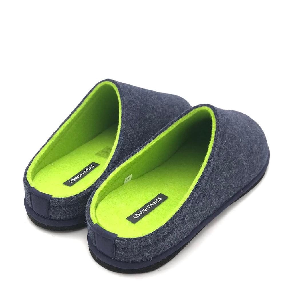 Zulian Calzature Ciabatta Easy bicolor blu-verde fluo Offerte