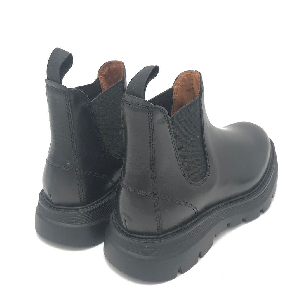 Zulian Calzature Beatles in pelle nera Hotsell