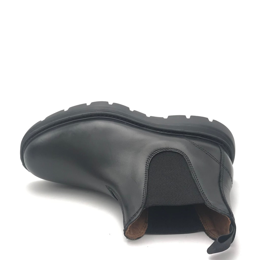 Zulian Calzature Beatles in pelle nera Hotsell