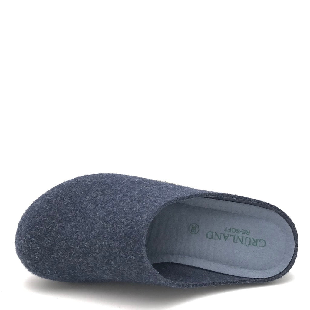 Zulian Calzature Ciabatta Pamo blu-indaco Saldi Di Fabbrica