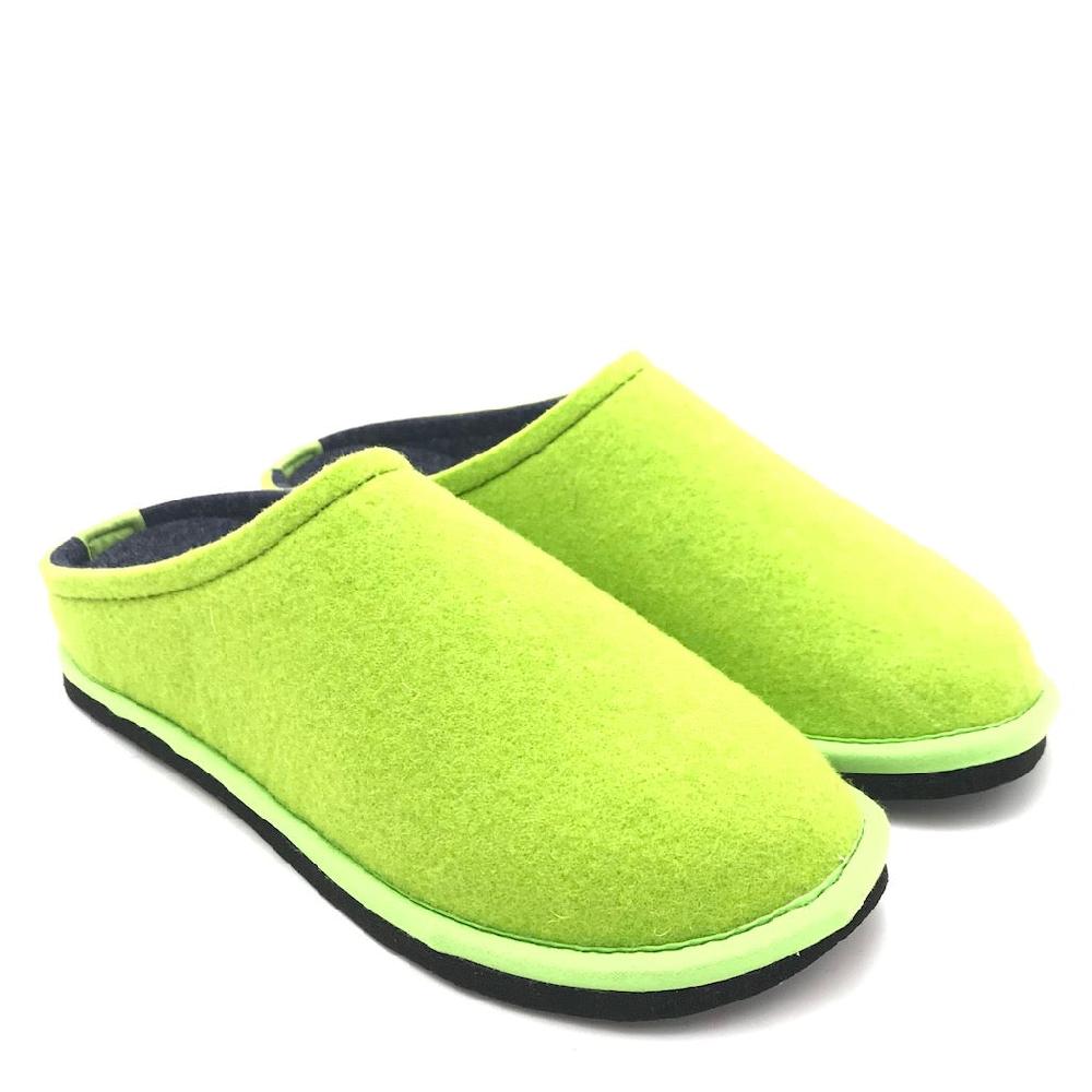 Zulian Calzature Ciabatta Easy bicolor verde fluo-blu 2025