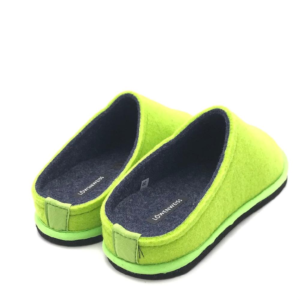 Zulian Calzature Ciabatta Easy bicolor verde fluo-blu 2025