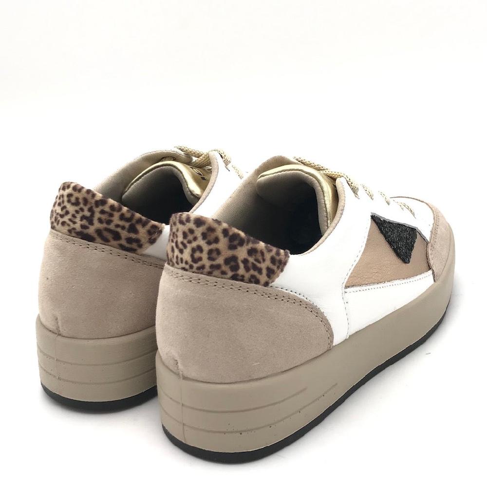 Zulian Calzature Sneakers Alina bianco-beige Offerte