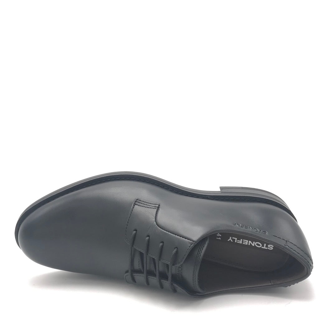 Zulian Calzature Scarpa Carnaby allacciata in nappa nera Promozione Limitata