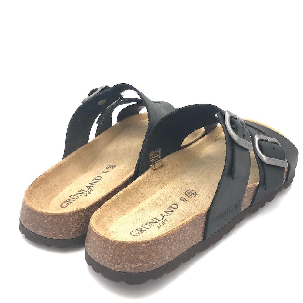 Zulian Calzature Ciabatta incrociata Bobo nera Shopping Online