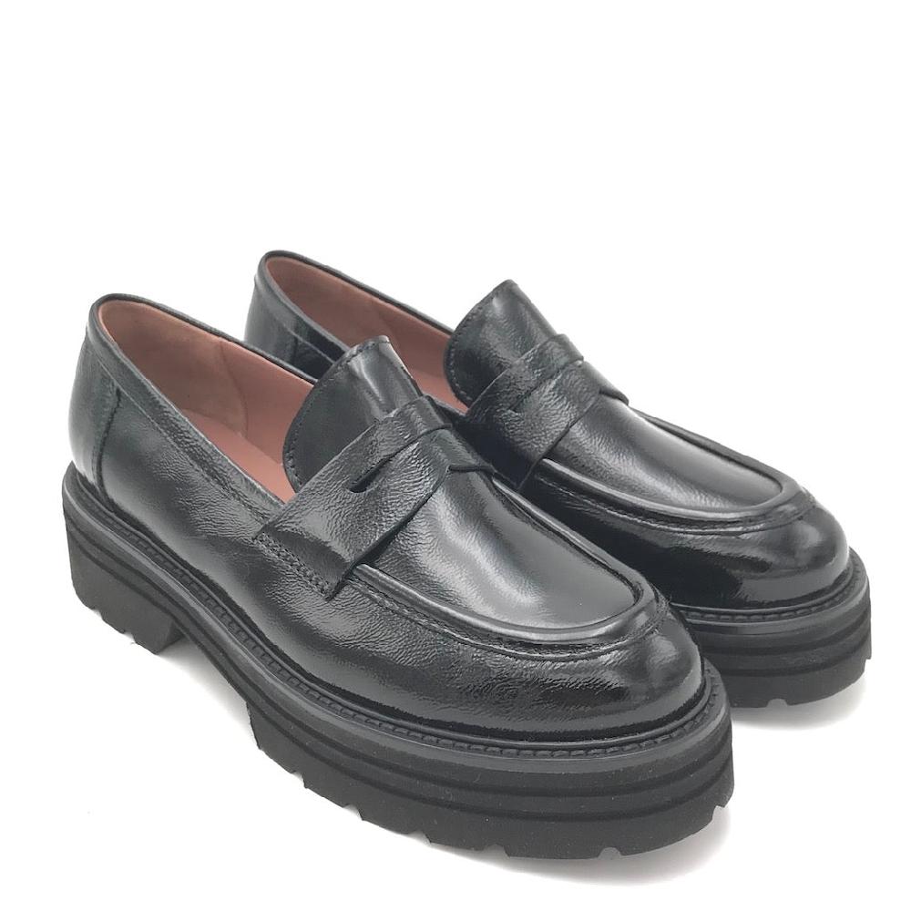 Zulian Calzature Mocassino naplak nero In Saldo