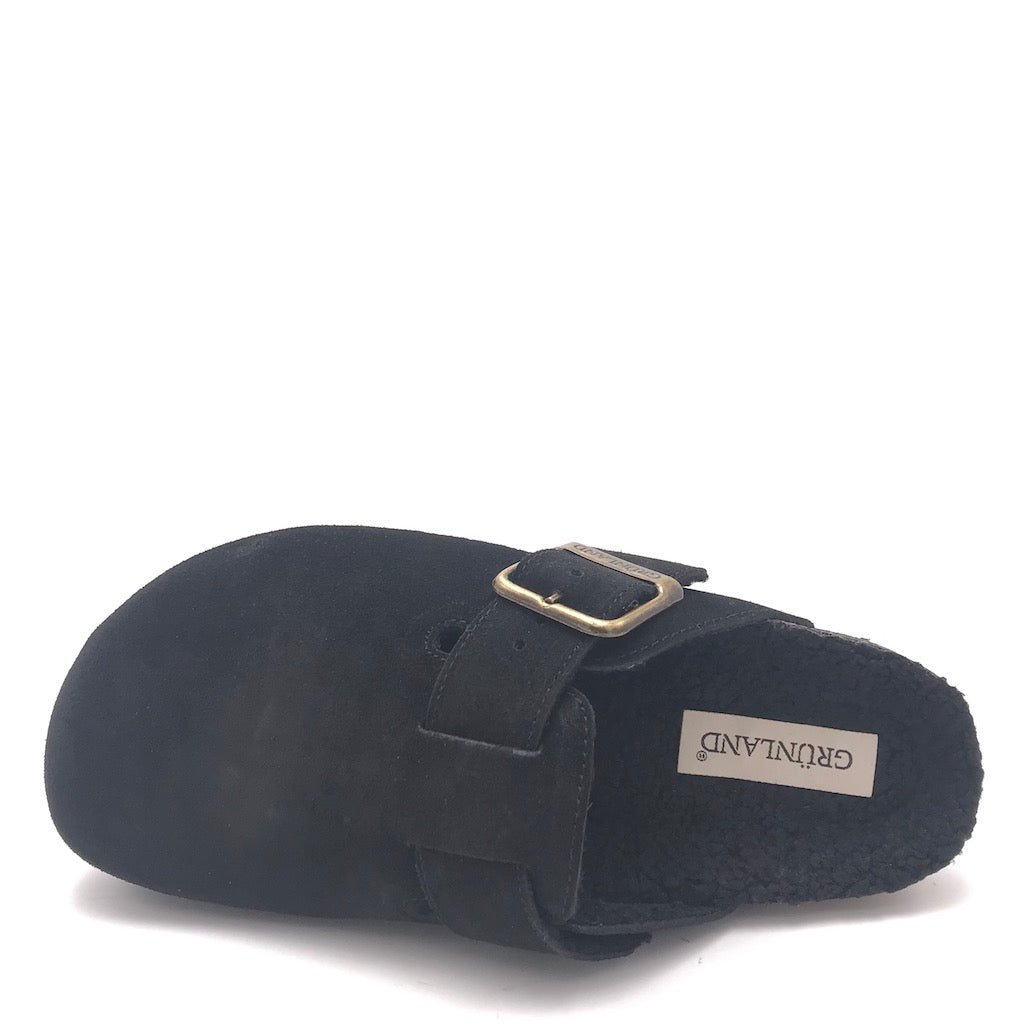 Zulian Calzature Ciabatta Sara shearling nero Nuova