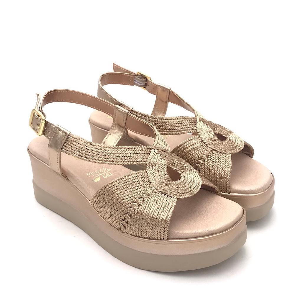Zulian Calzature Sandalo cordalux rame Nuovo