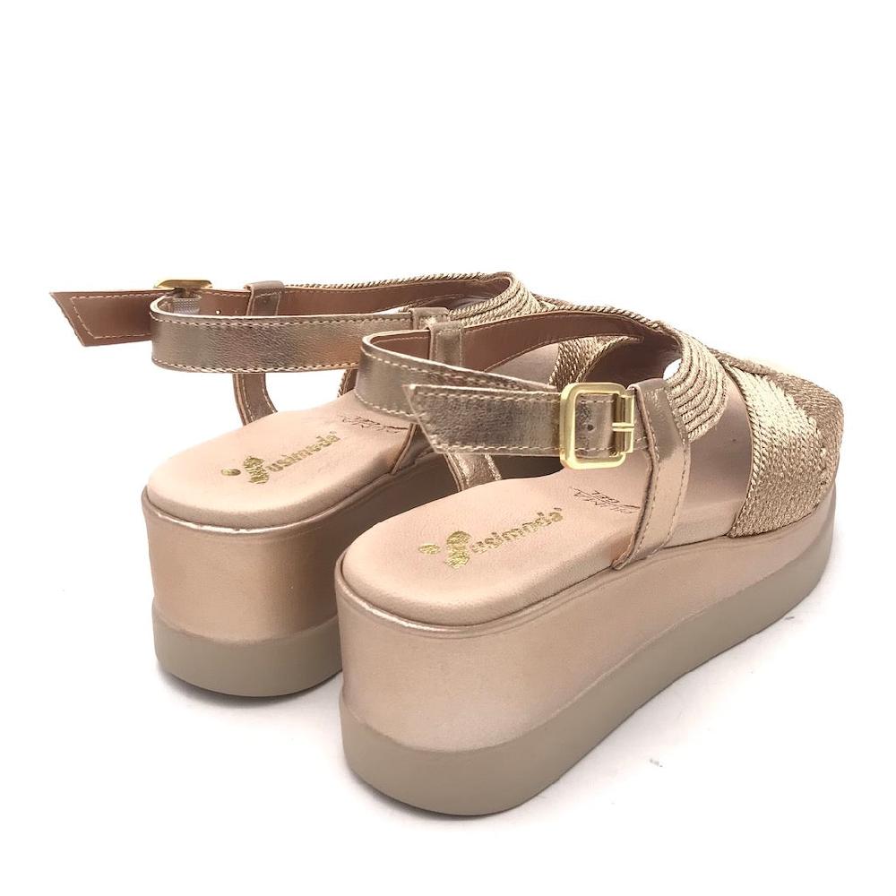 Zulian Calzature Sandalo cordalux rame Nuovo