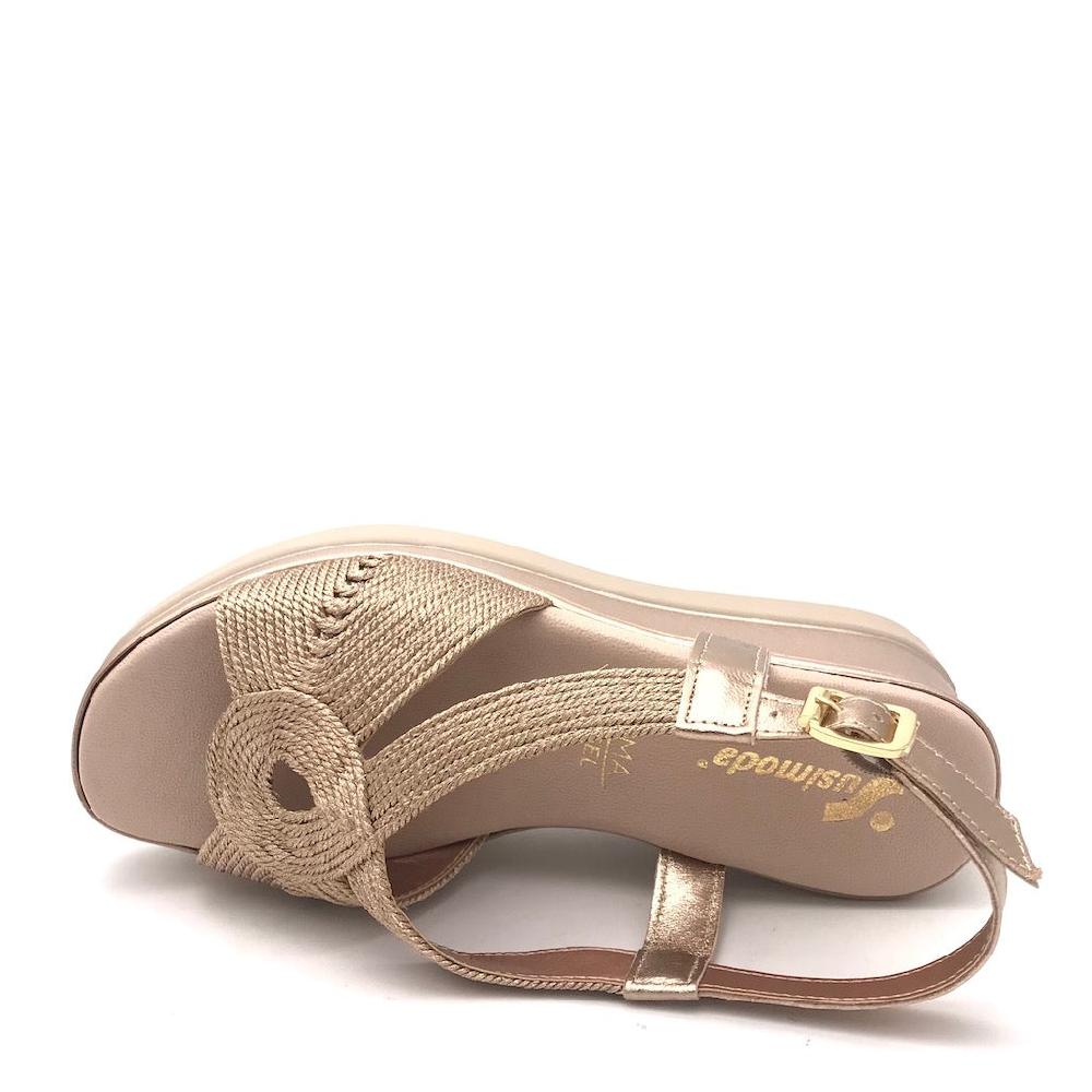 Zulian Calzature Sandalo cordalux rame Nuovo
