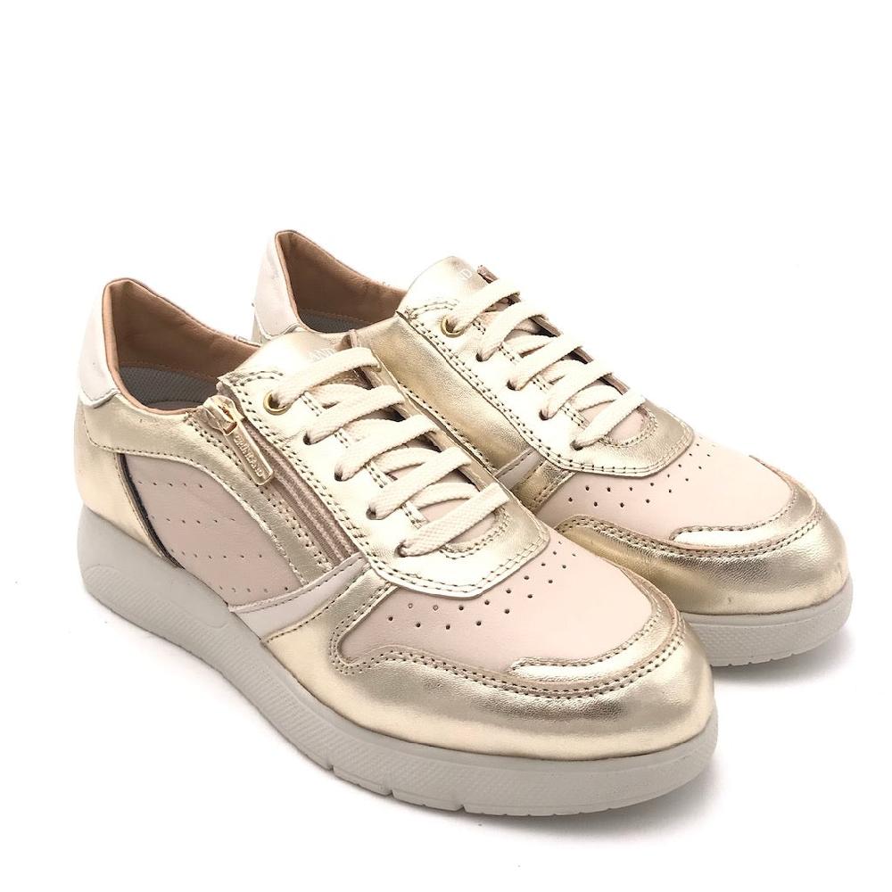 Zulian Calzature Sneakers Seli beige-platino Promozione