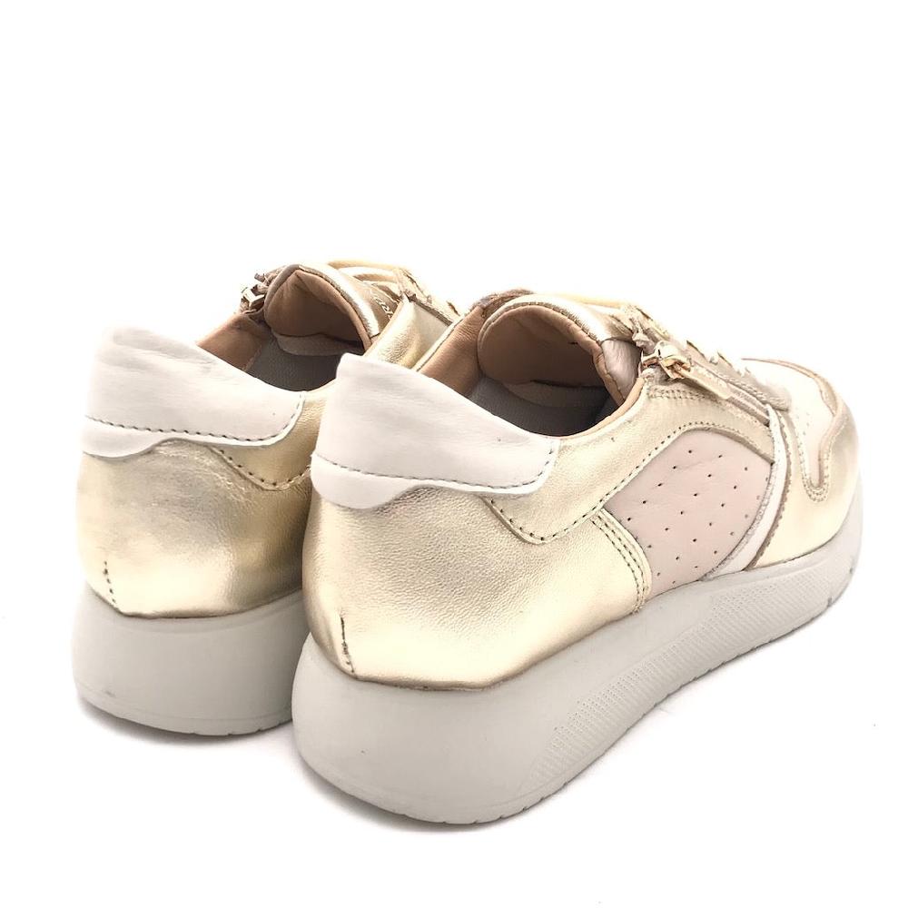 Zulian Calzature Sneakers Seli beige-platino Promozione