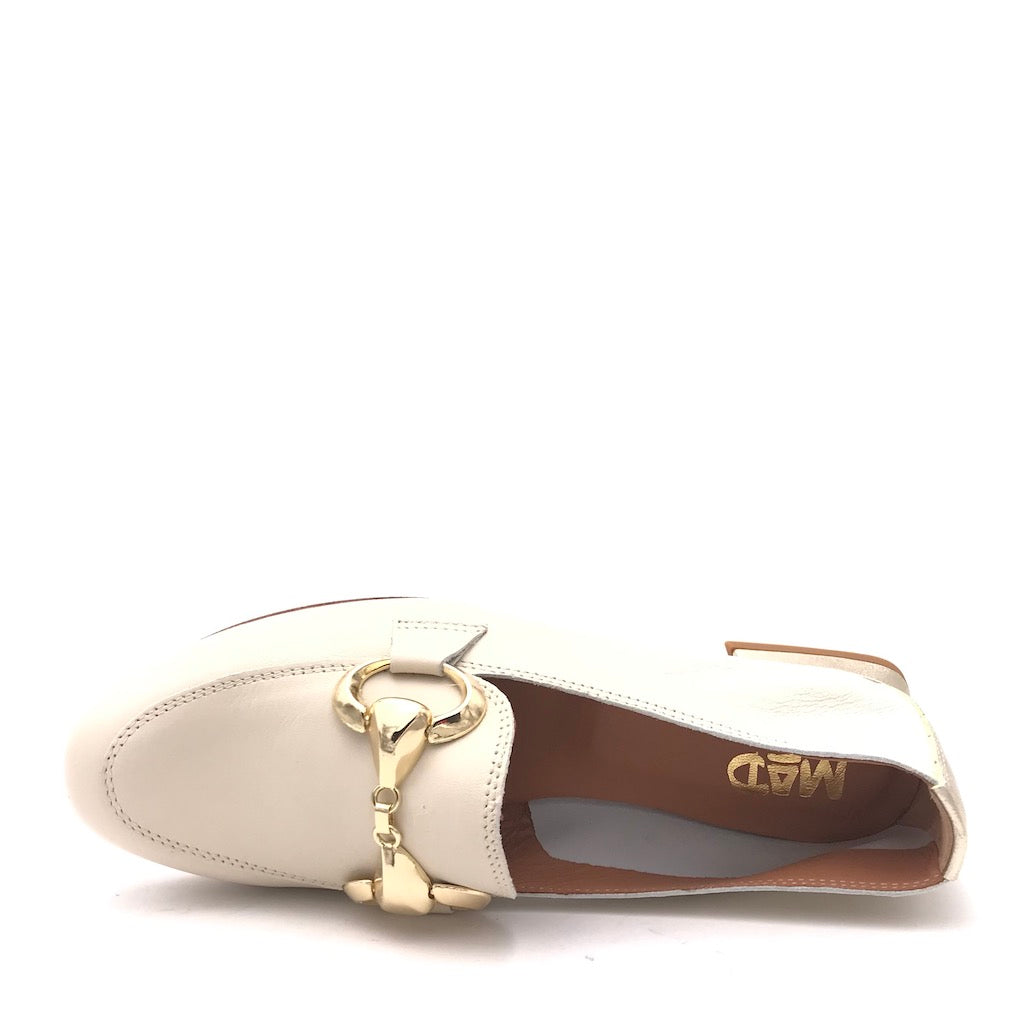 Zulian Calzature Mocassino nappa crudo Liquidazione