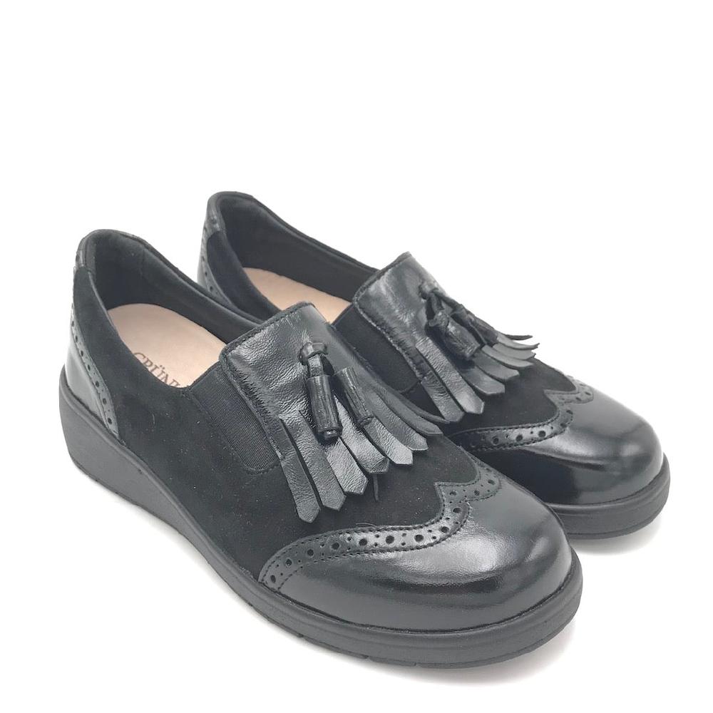 Zulian Calzature Scarpa Neta nera Consegna Veloce