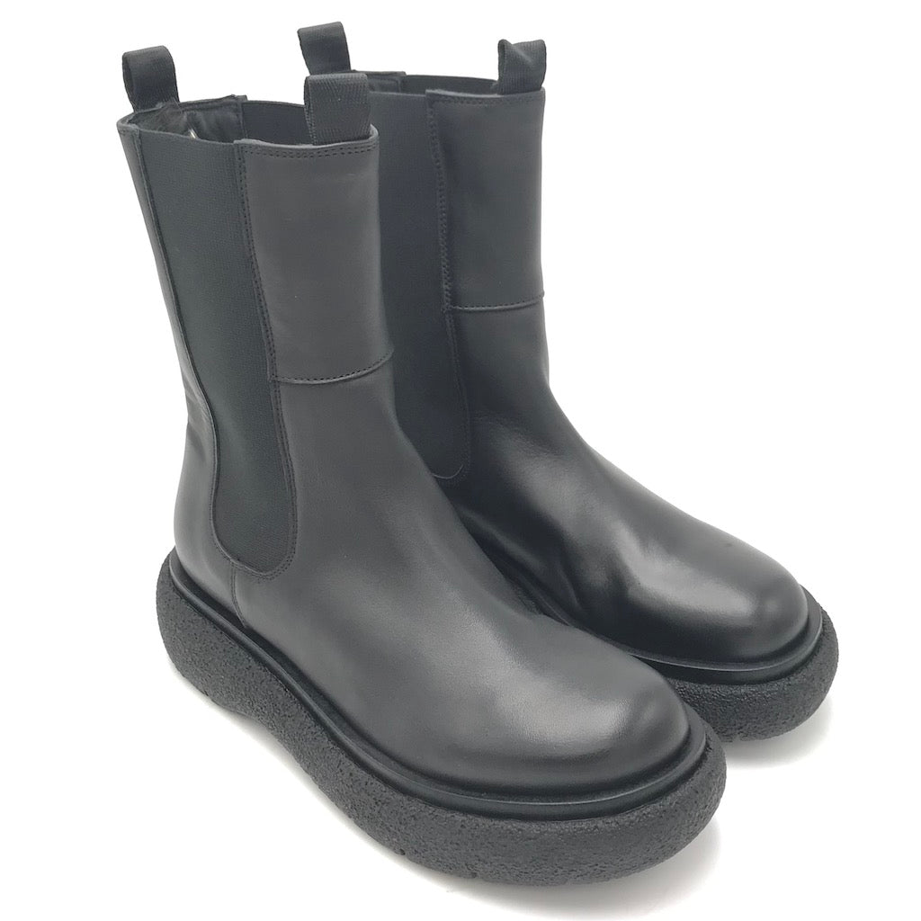 Zulian Calzature Boot Sophie beat in pelle nera Promozione Limitata