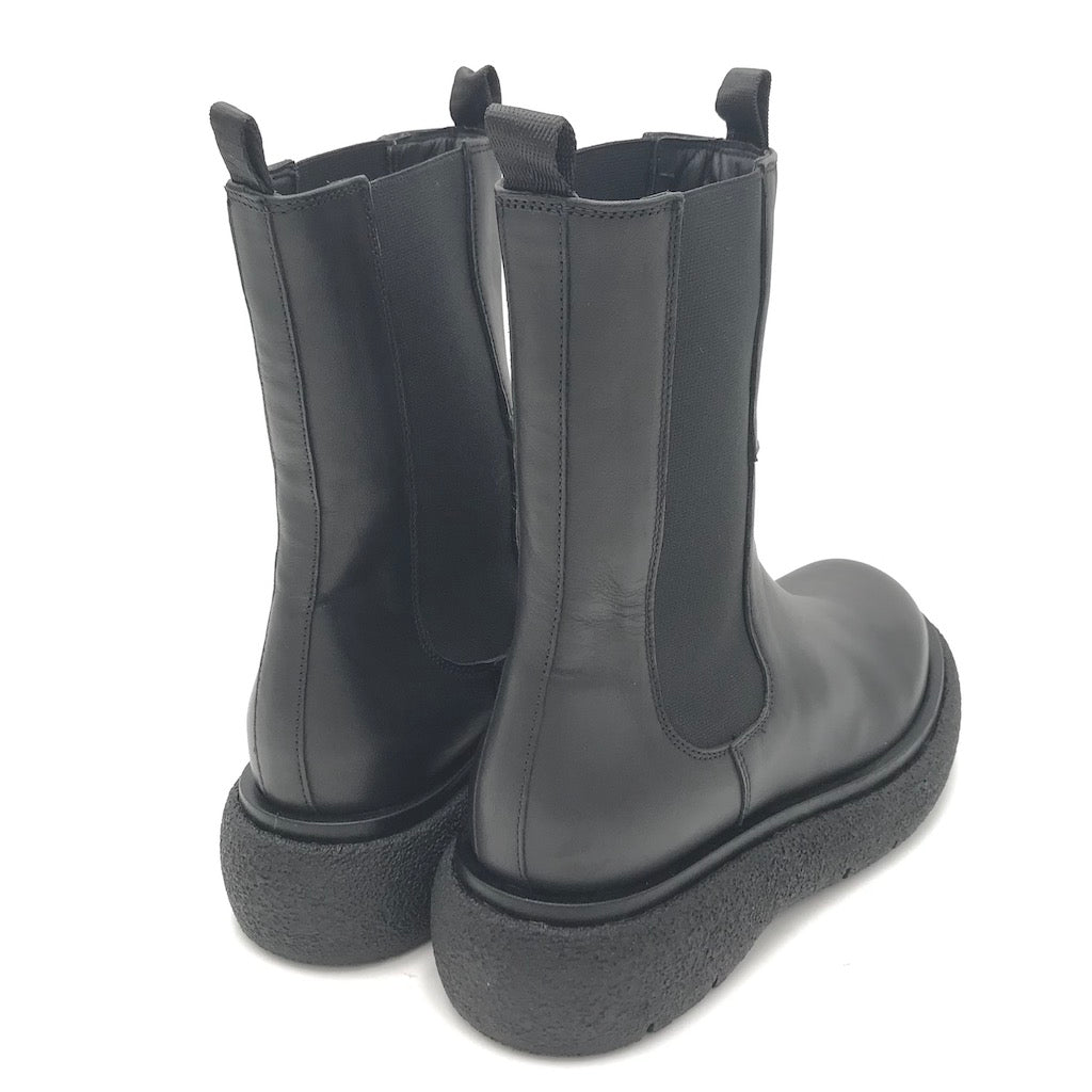 Zulian Calzature Boot Sophie beat in pelle nera Promozione Limitata
