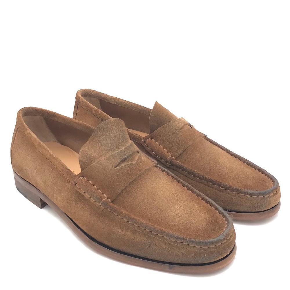 Zulian Calzature Mocassino in velour taupe Novità
