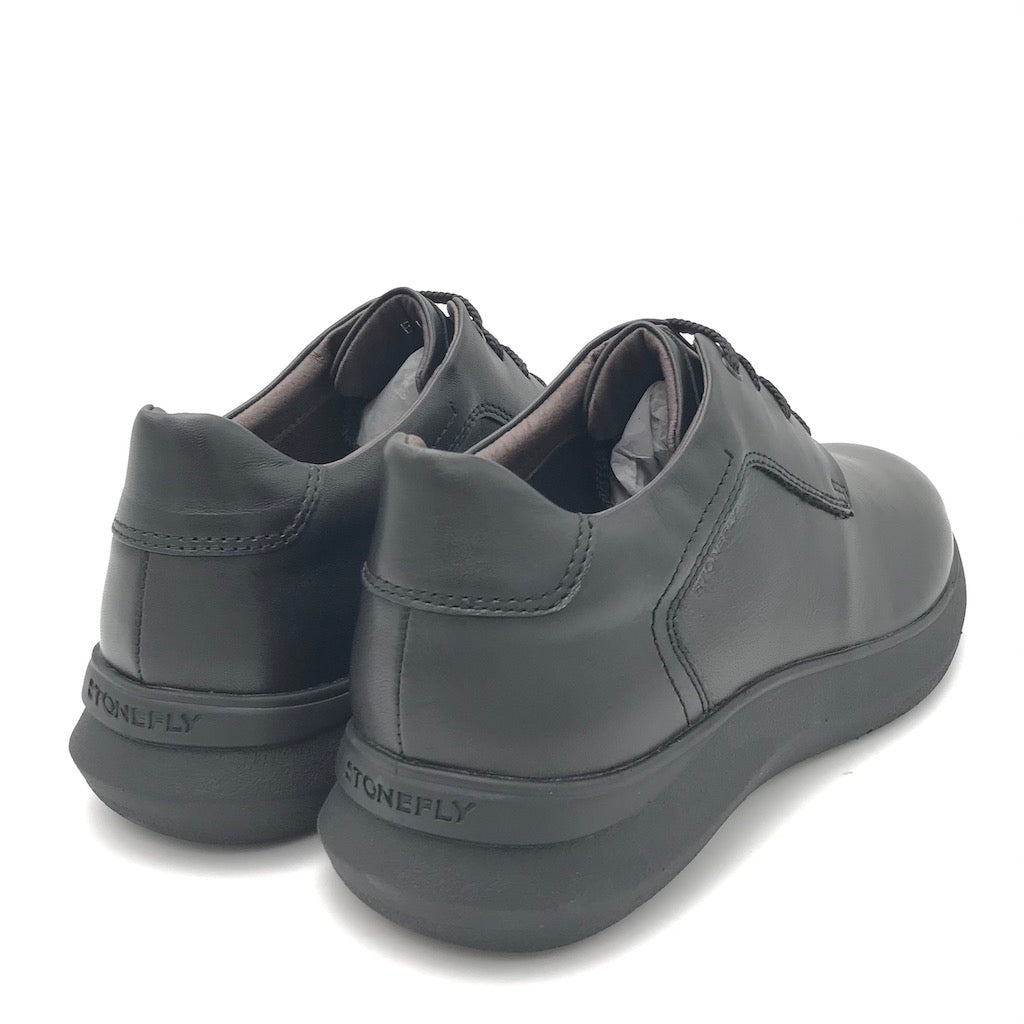 Zulian Calzature Scarpa Seven Season in nappa nera Presa
