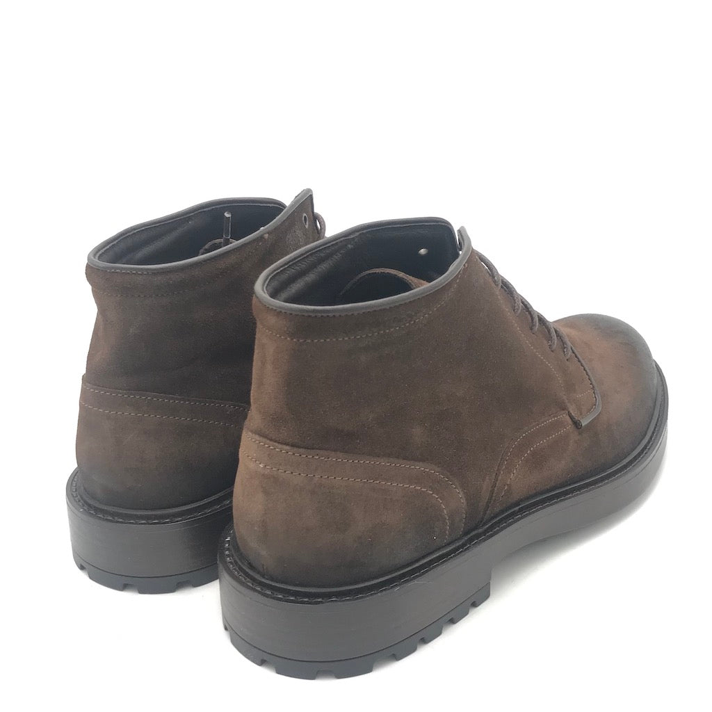 Zulian Calzature Stivaletto in crosta anticata terra Saldi