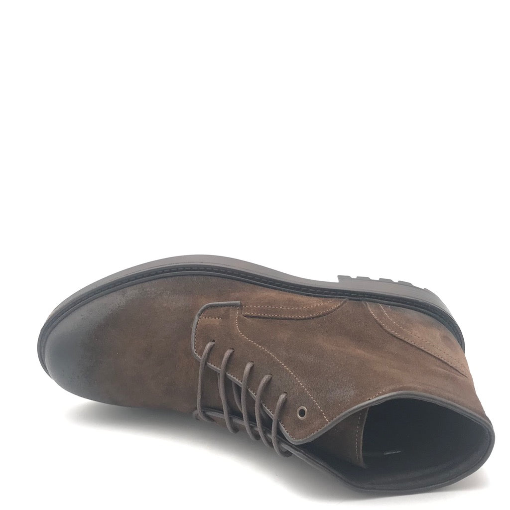 Zulian Calzature Stivaletto in crosta anticata terra Saldi