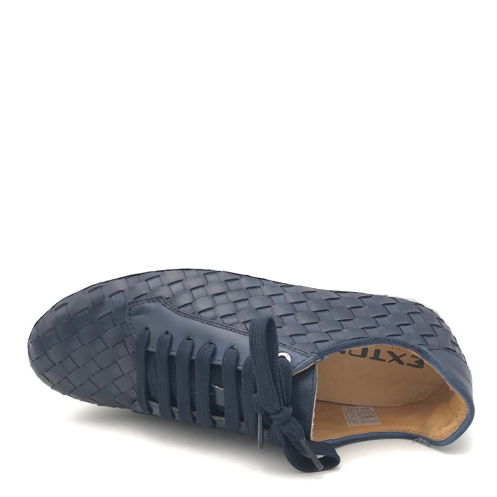 Zulian Calzature Sneakers intrecciata blu 50% di sconto con spedizione gratuita