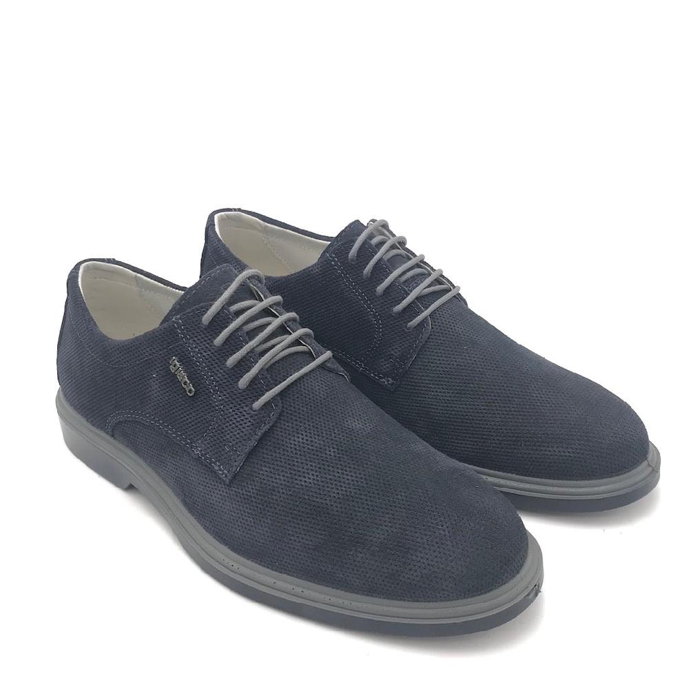 Zulian Calzature Allacciata Garret blu In Saldo