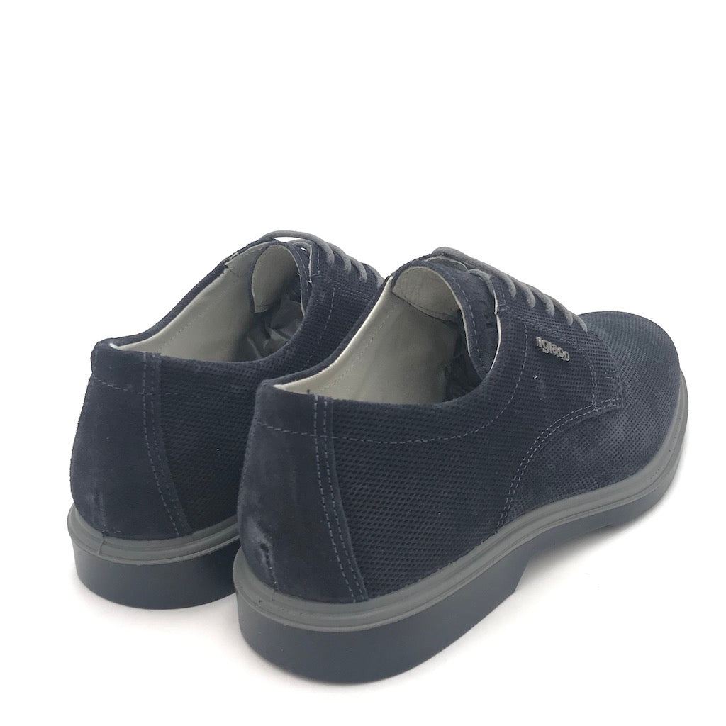 Zulian Calzature Allacciata Garret blu In Saldo