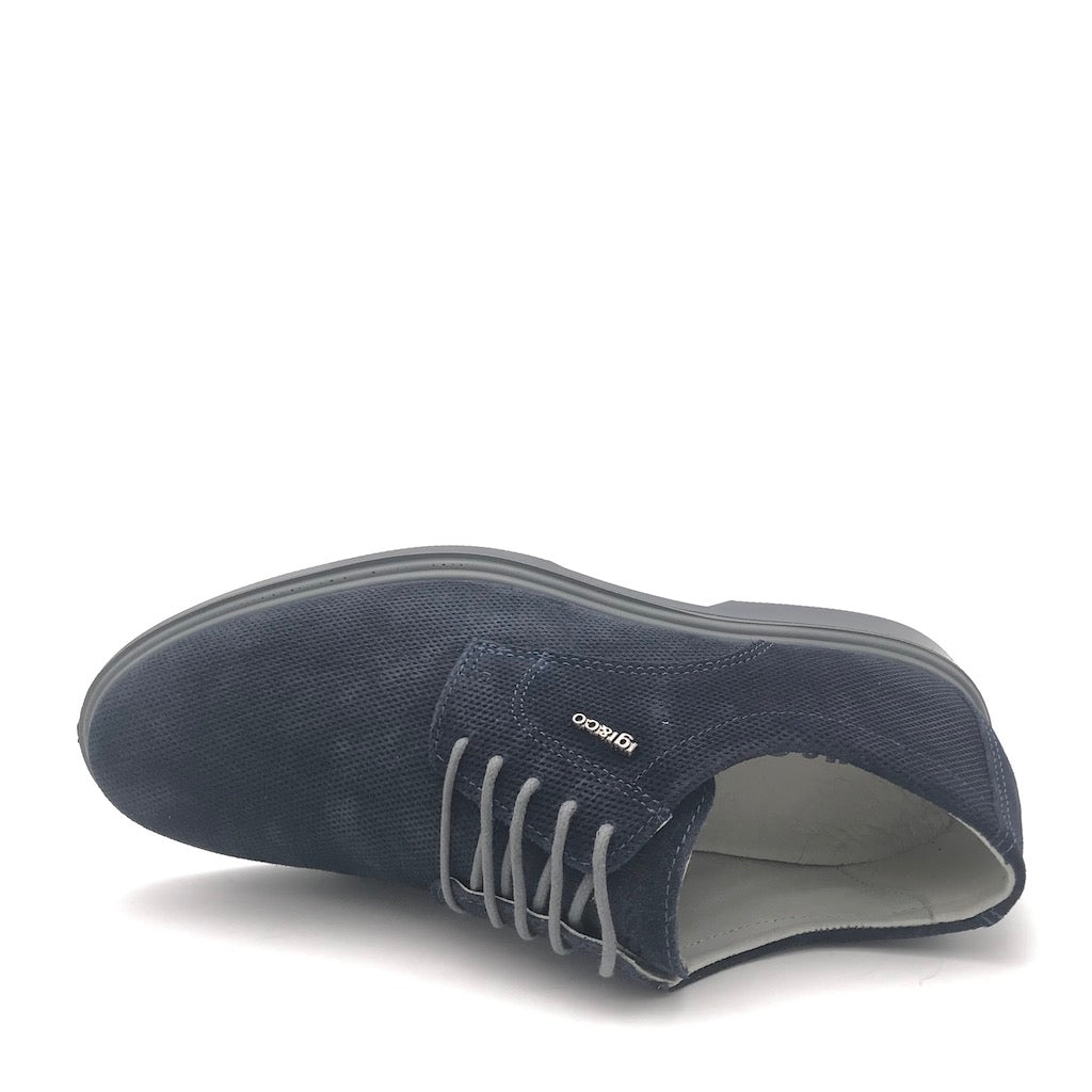 Zulian Calzature Allacciata Garret blu In Saldo