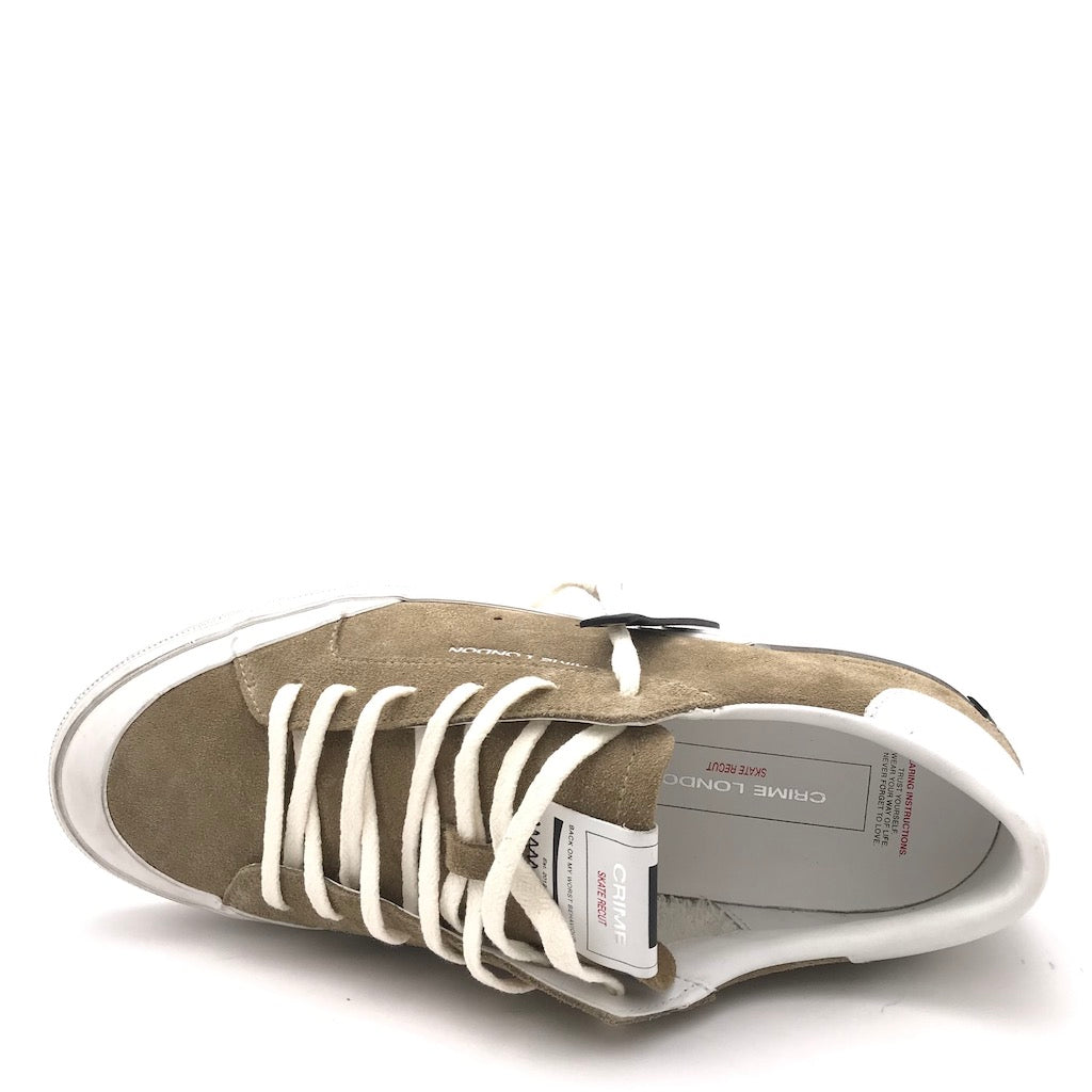 Zulian Calzature Sneakers Recut Low taupe Nuova