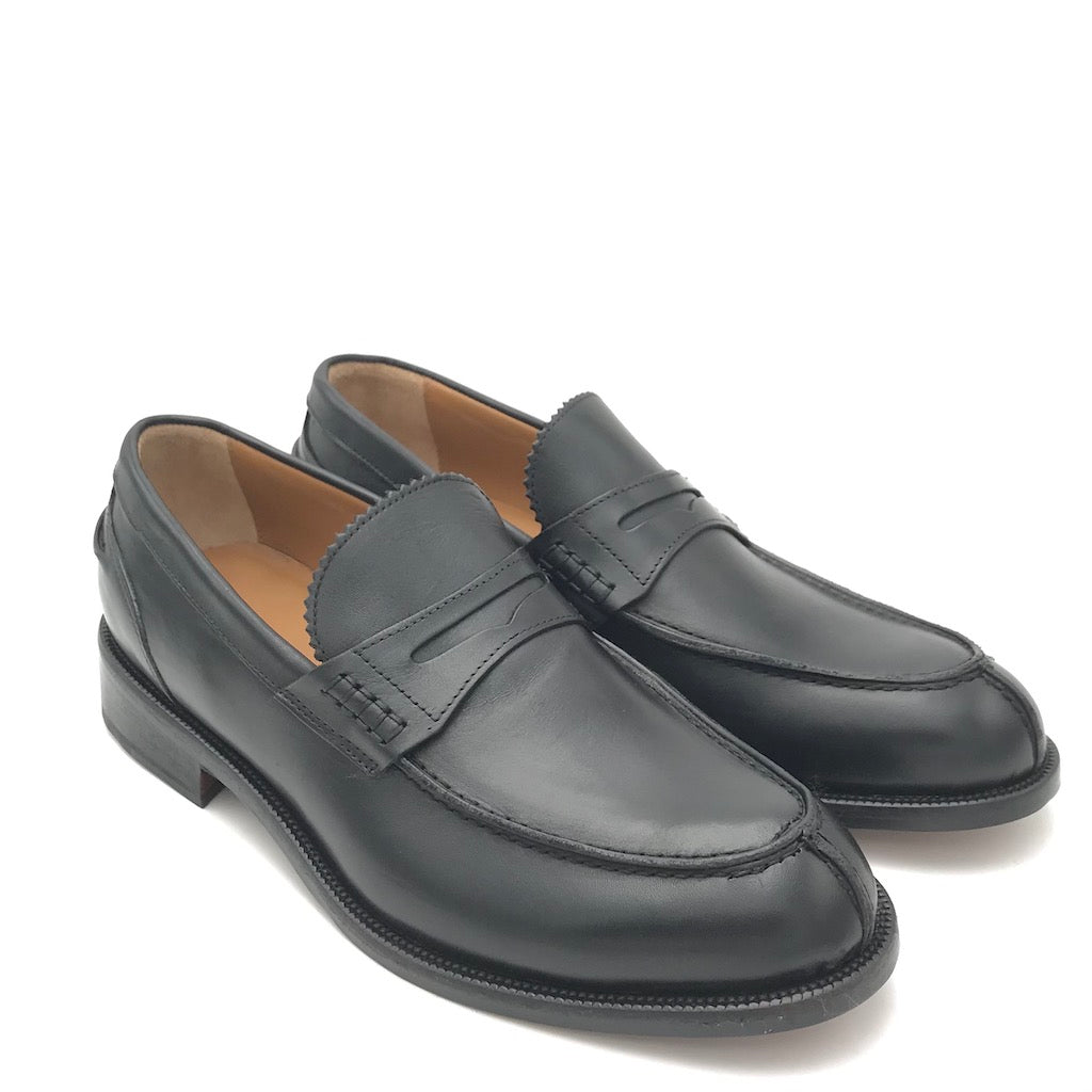 Zulian Calzature Mocassino college nero 2025