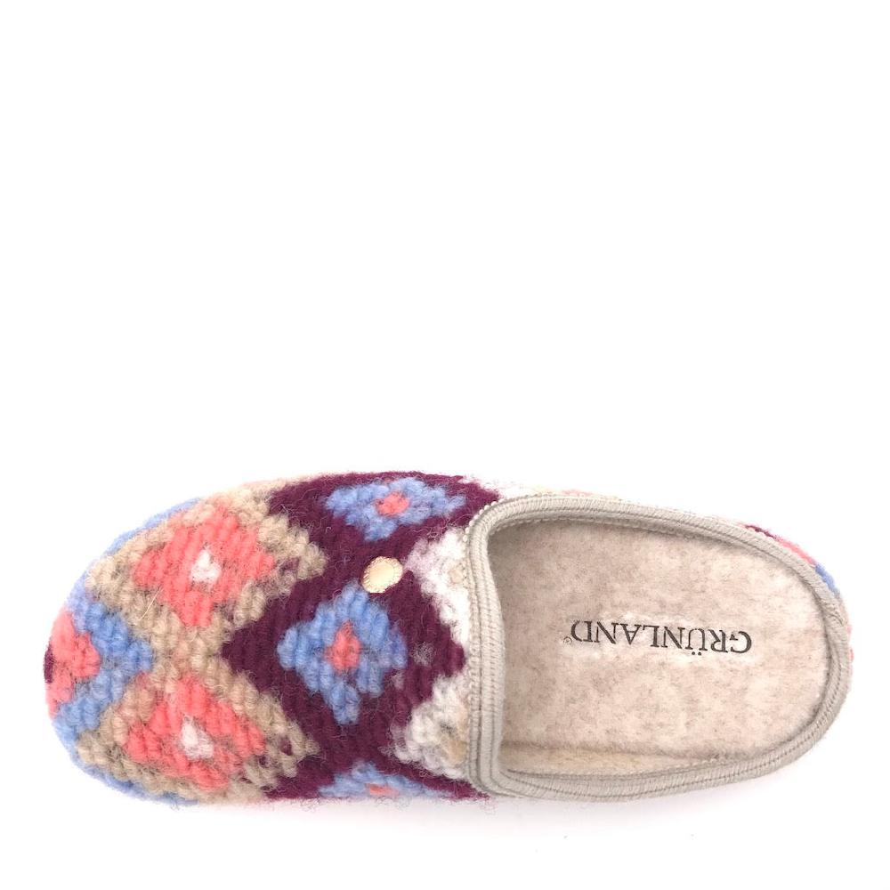 Zulian Calzature Ciabatta Faye beige-multi In Linea